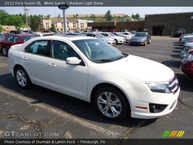 2012 Ford Fusion SE in White Suede