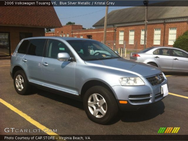 2006 Volkswagen Touareg V6 in Blue Silver Metallic
