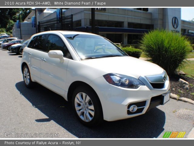 2010 Acura RDX SH-AWD in White Diamond Pearl