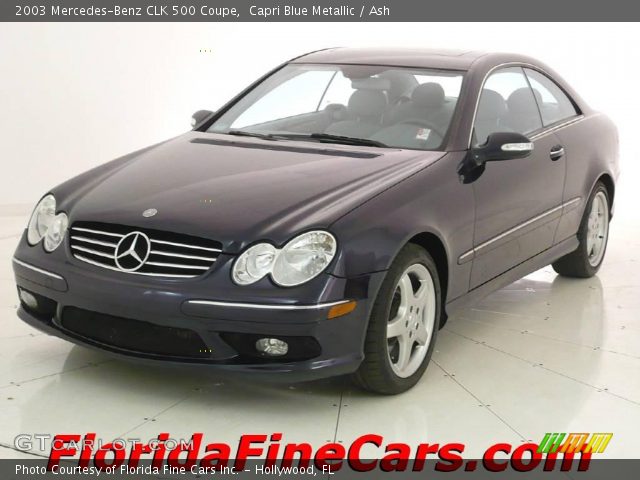 2003 Mercedes-Benz CLK 500 Coupe in Capri Blue Metallic