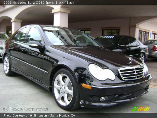 2006 Mercedes-Benz C 230 Sport in Black