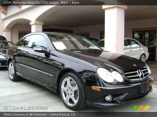 2006 Mercedes-Benz CLK 500 Coupe in Black