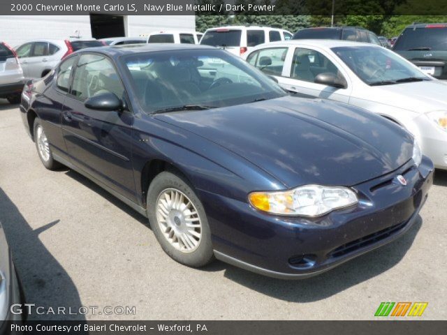 2000 Chevrolet Monte Carlo LS in Navy Blue Metallic
