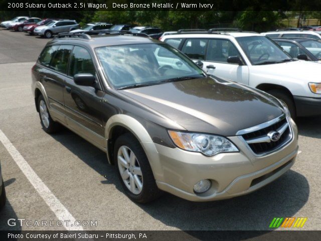 2008 Subaru Outback 2.5i Wagon in Deep Bronze Metallic