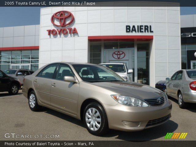 2005 Toyota Camry LE in Desert Sand Mica