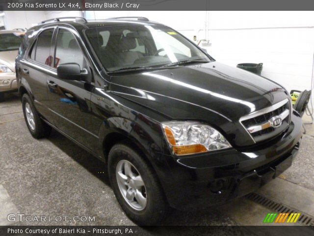 2009 Kia Sorento LX 4x4 in Ebony Black