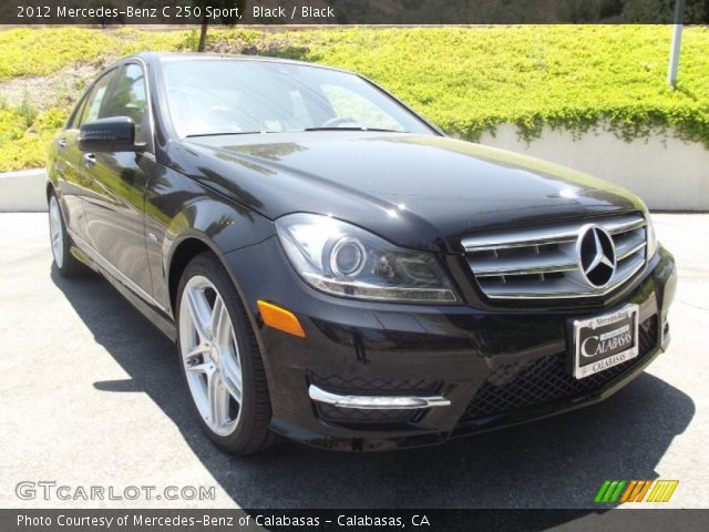 2012 Mercedes-Benz C 250 Sport in Black
