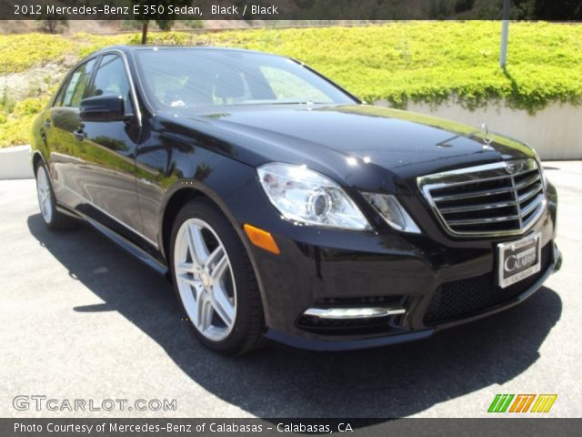 2012 Mercedes-Benz E 350 Sedan in Black