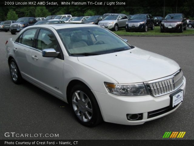 2009 Lincoln MKZ AWD Sedan in White Platinum Tri-Coat