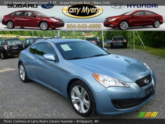 2012 Hyundai Genesis Coupe 2.0T in Acqua Minerale Blue