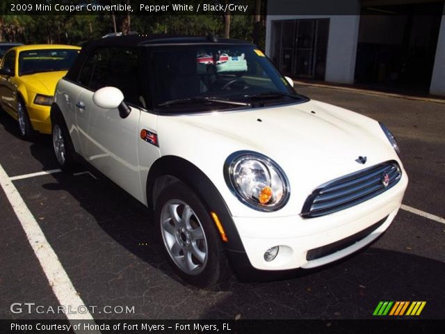 2009 Mini Cooper Convertible in Pepper White