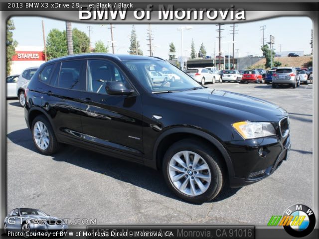 2013 BMW X3 xDrive 28i in Jet Black