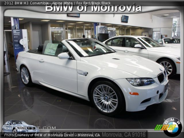 2012 BMW M3 Convertible in Alpine White