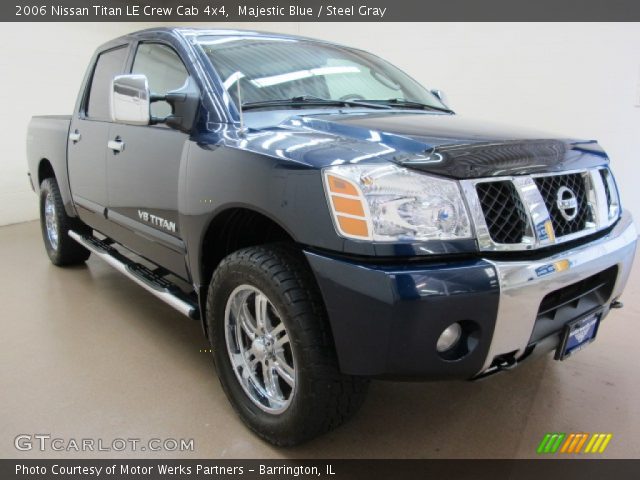 2006 Nissan Titan LE Crew Cab 4x4 in Majestic Blue