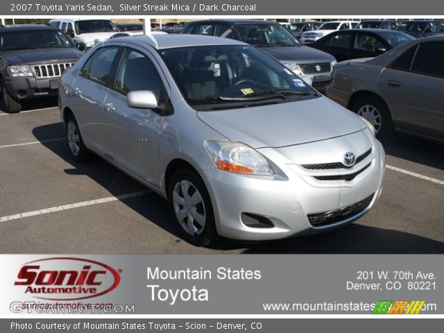 2007 Toyota Yaris Sedan in Silver Streak Mica