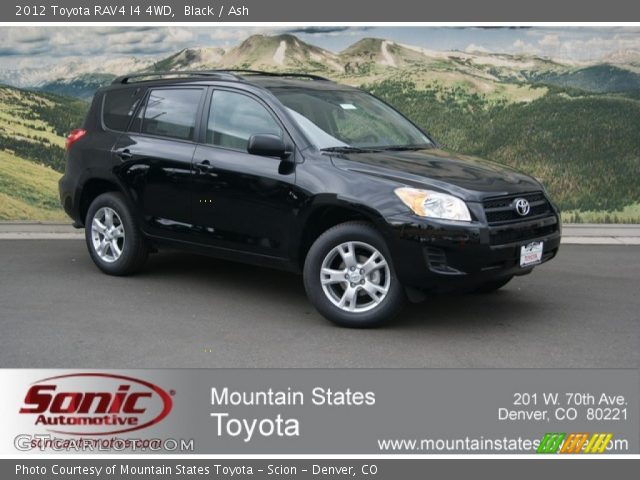 2012 Toyota RAV4 I4 4WD in Black