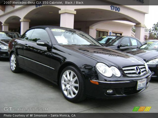 2007 Mercedes-Benz CLK 350 Cabriolet in Black