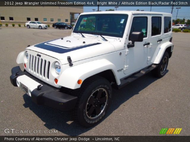 2012 Jeep Wrangler Unlimited Freedom Edition 4x4 in Bright White