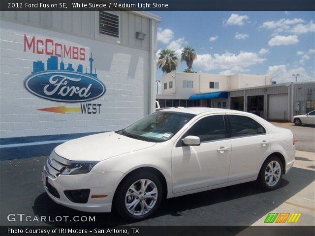 2012 Ford Fusion SE in White Suede