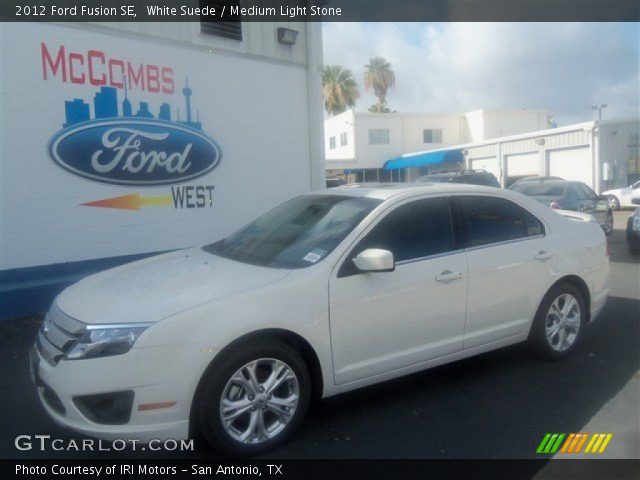 2012 Ford Fusion SE in White Suede