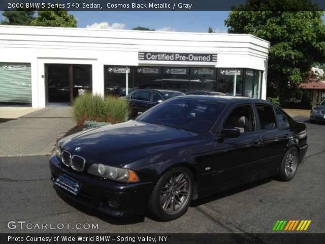 2000 BMW 5 Series 540i Sedan in Cosmos Black Metallic