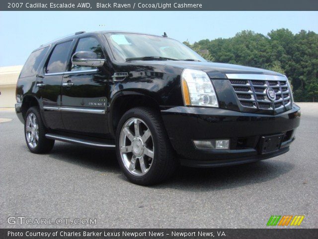 2007 Cadillac Escalade AWD in Black Raven