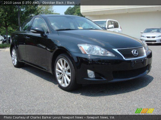 2010 Lexus IS 250 AWD in Obsidian Black