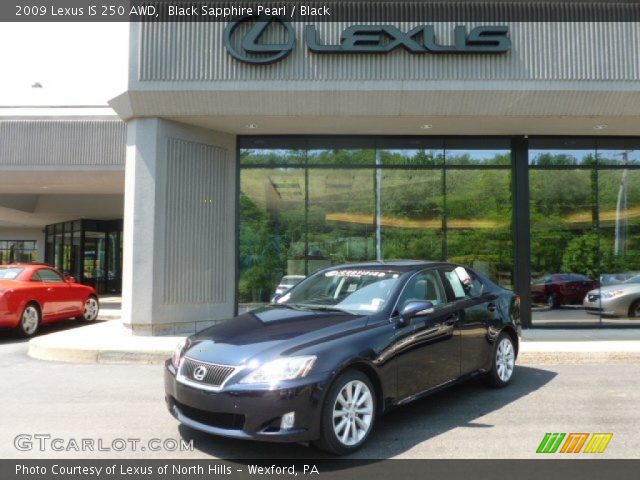 2009 Lexus IS 250 AWD in Black Sapphire Pearl
