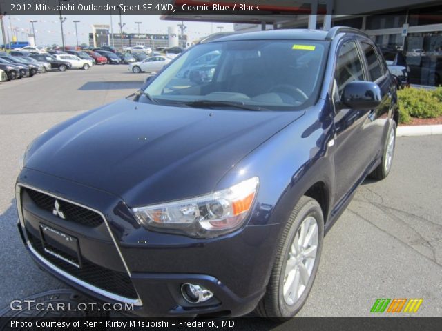 2012 Mitsubishi Outlander Sport SE 4WD in Cosmic Blue
