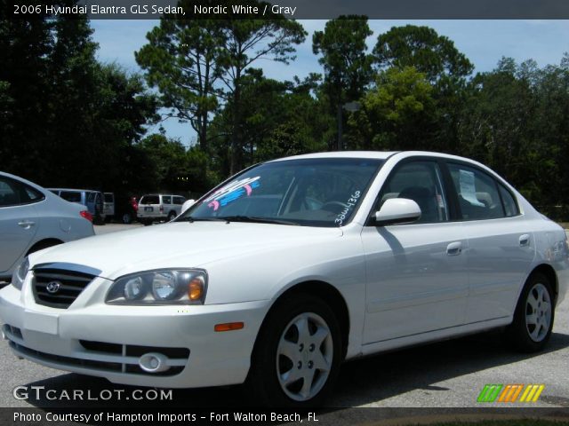 2006 Hyundai Elantra GLS Sedan in Nordic White