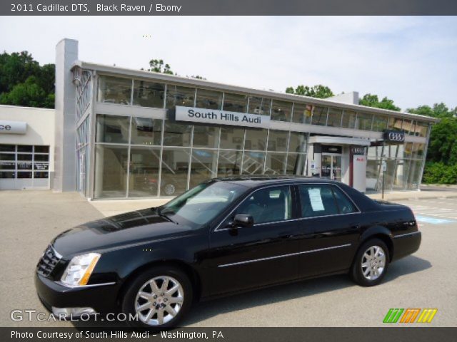 2011 Cadillac DTS  in Black Raven