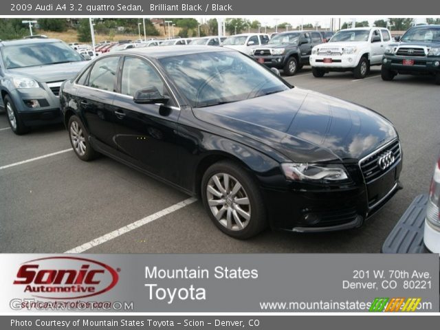 2009 Audi A4 3.2 quattro Sedan in Brilliant Black