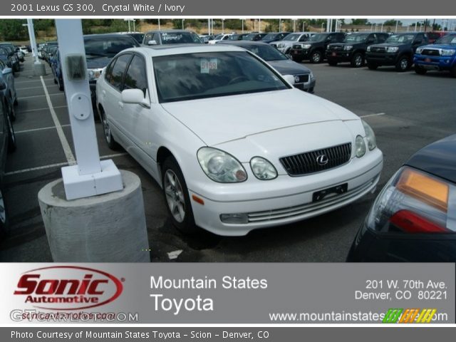 2001 Lexus GS 300 in Crystal White