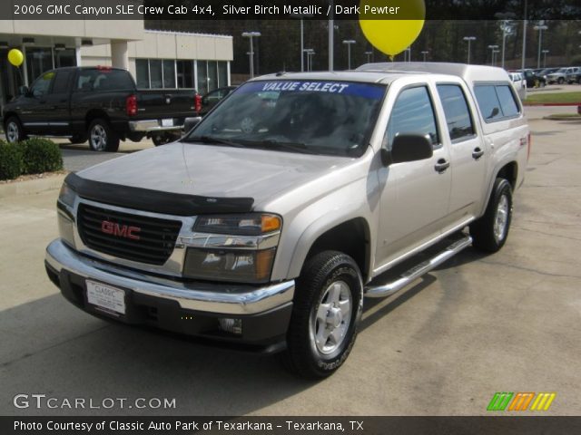 2006 GMC Canyon SLE Crew Cab 4x4 in Silver Birch Metallic