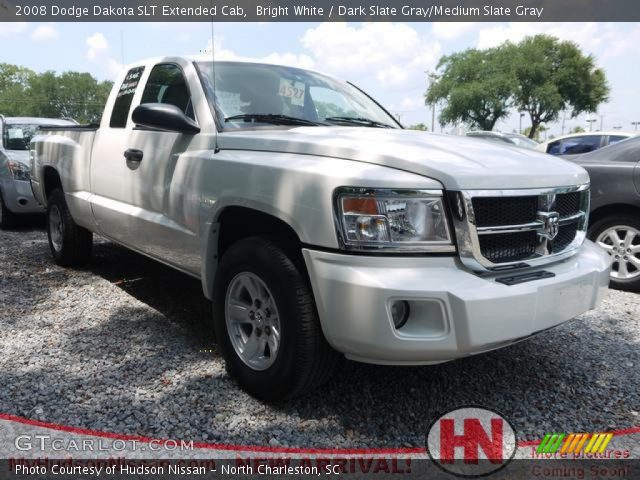 2008 Dodge Dakota SLT Extended Cab in Bright White