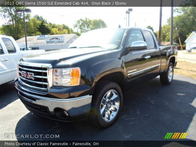 2013 GMC Sierra 1500 SLE Extended Cab 4x4 in Onyx Black