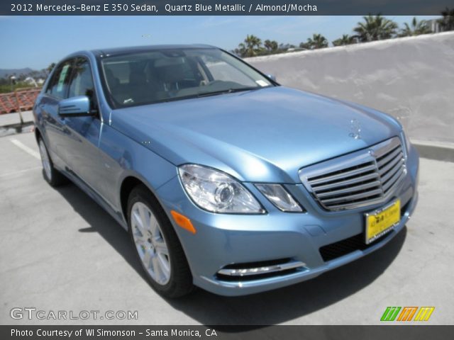 2012 Mercedes-Benz E 350 Sedan in Quartz Blue Metallic