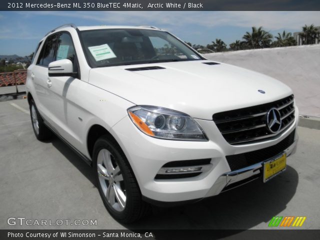 2012 Mercedes-Benz ML 350 BlueTEC 4Matic in Arctic White