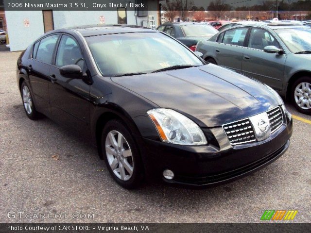 2006 Nissan maxima sl black #7