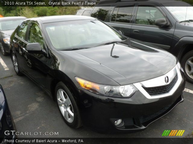 2010 Acura TSX Sedan in Crystal Black Pearl