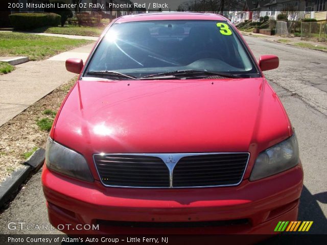 2003 Mitsubishi Lancer OZ Rally in Phoenix Red