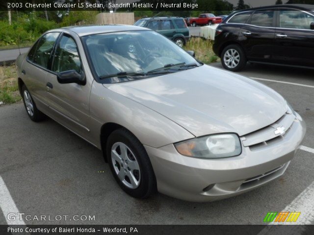 2003 Chevrolet Cavalier LS Sedan in Sandrift Metallic