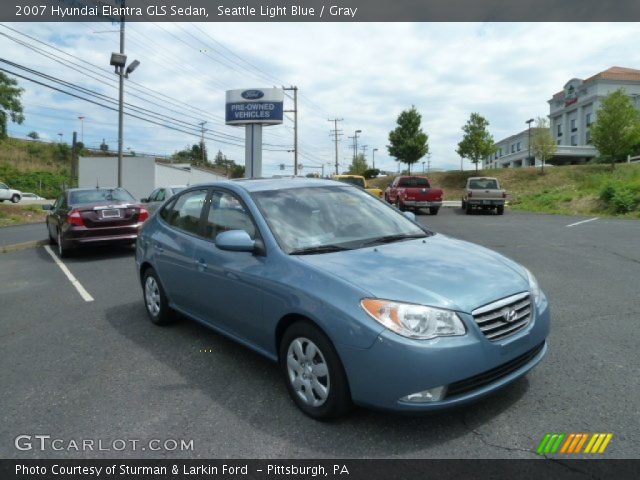 2007 Hyundai Elantra GLS Sedan in Seattle Light Blue