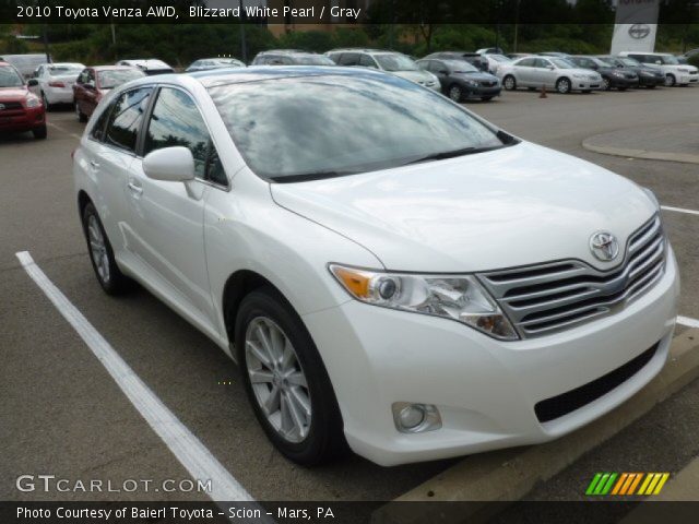 2010 Toyota Venza AWD in Blizzard White Pearl