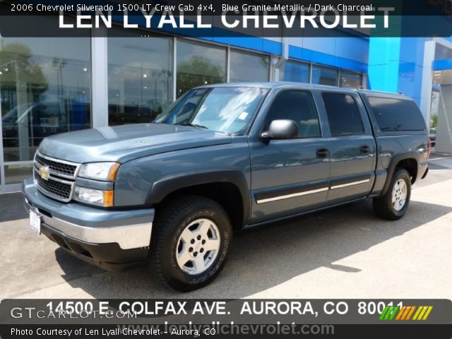 2006 Chevrolet Silverado 1500 LT Crew Cab 4x4 in Blue Granite Metallic