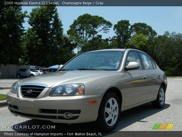 2006 Hyundai Elantra GLS Sedan in Champagne Beige