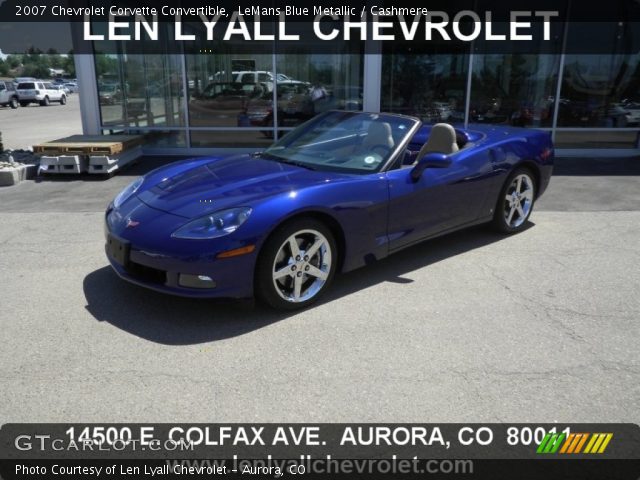 2007 Chevrolet Corvette Convertible in LeMans Blue Metallic