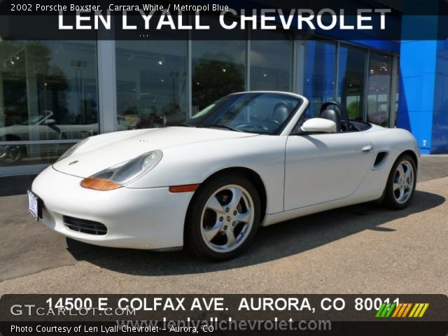 2002 Porsche Boxster  in Carrara White