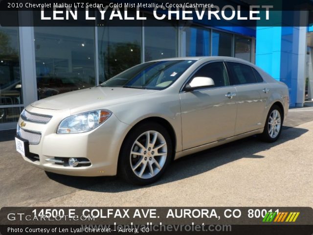 2010 Chevrolet Malibu LTZ Sedan in Gold Mist Metallic