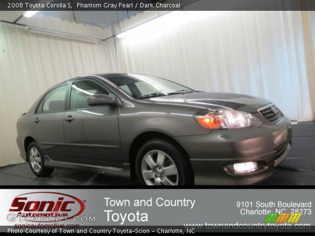 2008 Toyota Corolla S in Phantom Gray Pearl